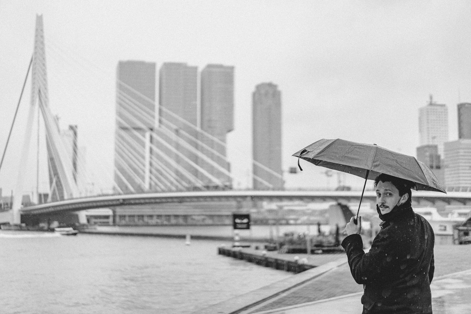 SANTEO sotto la pioggia a Rotterdam